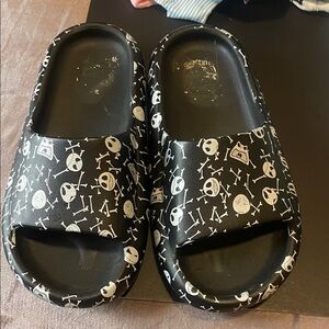 Ground up nightmare before Christmas black slip in shoes size 8